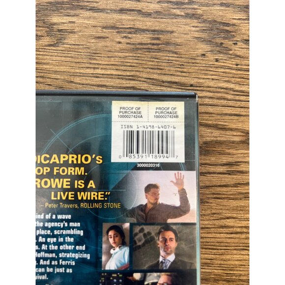 Body Of Lies 2008 DVD Action Thriller Leonardo DiCaprio Russell Crowe Pre-Owned - Picture 4 of 4